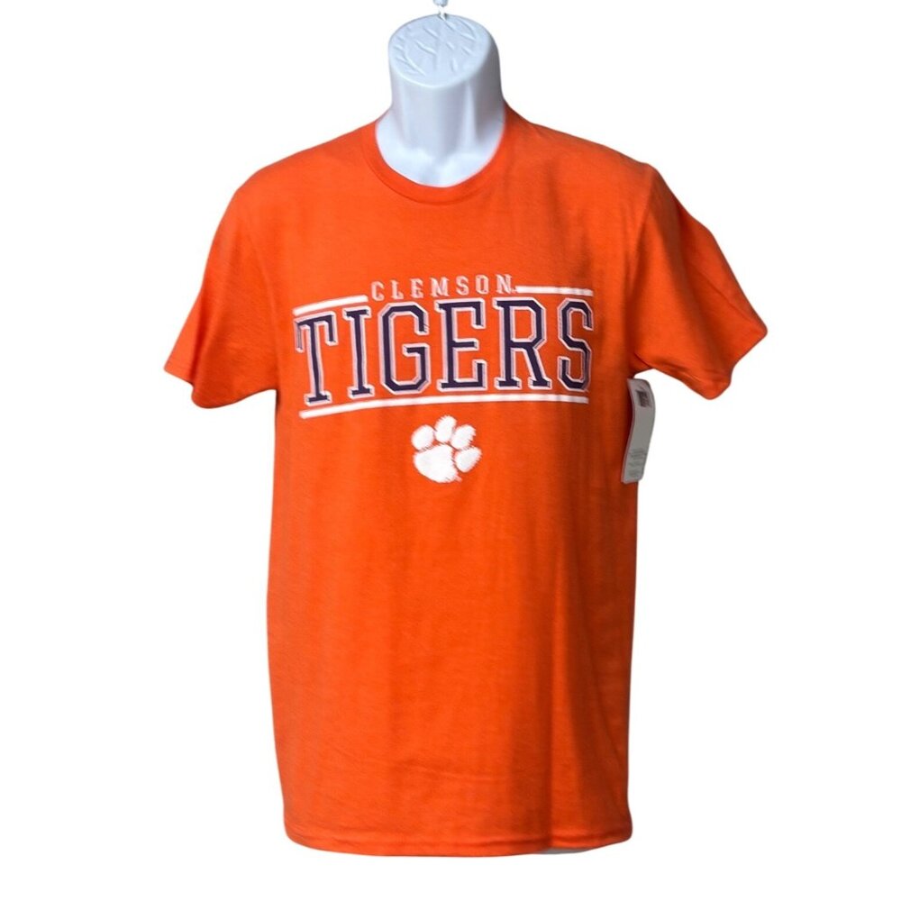 Clemson Tigers Men's Orange Graphic T-Shirt By Hanes Size S